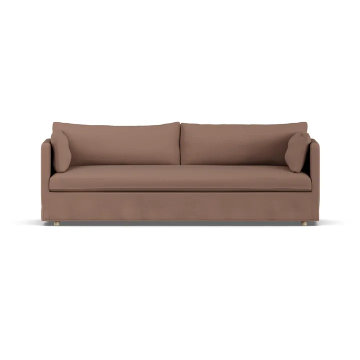 Linnevik Sofa - Same Rust 6675-Eiche weiß geölt, 4-sitzig, mit Volant - 1898