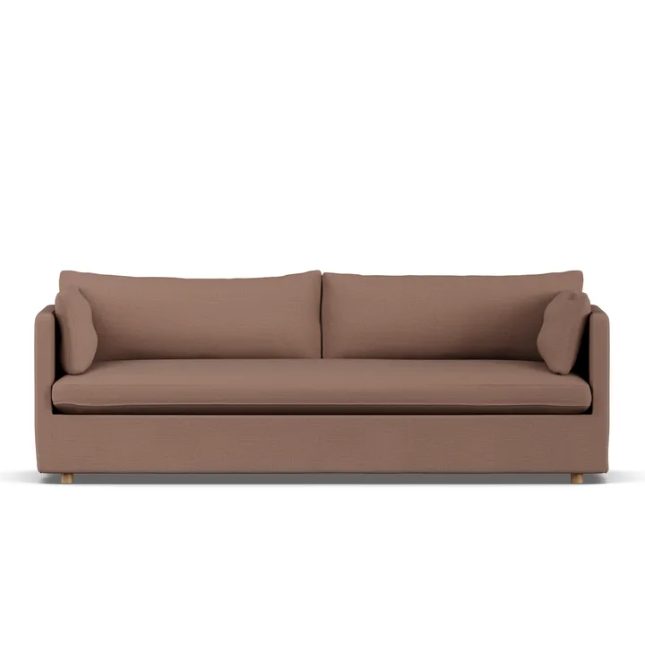 Linnevik Sofa - Same Rust 6675-Eiche weiß geölt, 4-sitzig, mit Volant - 1898