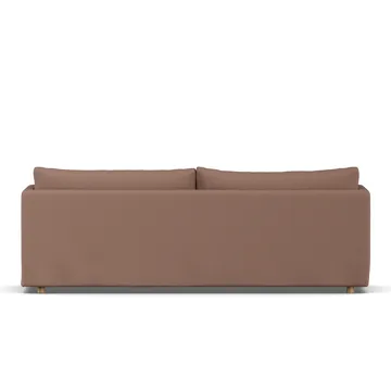 Linnevik Sofa - Same Rust 6675-Eiche weiß geölt, 4-sitzig, mit Volant - 1898