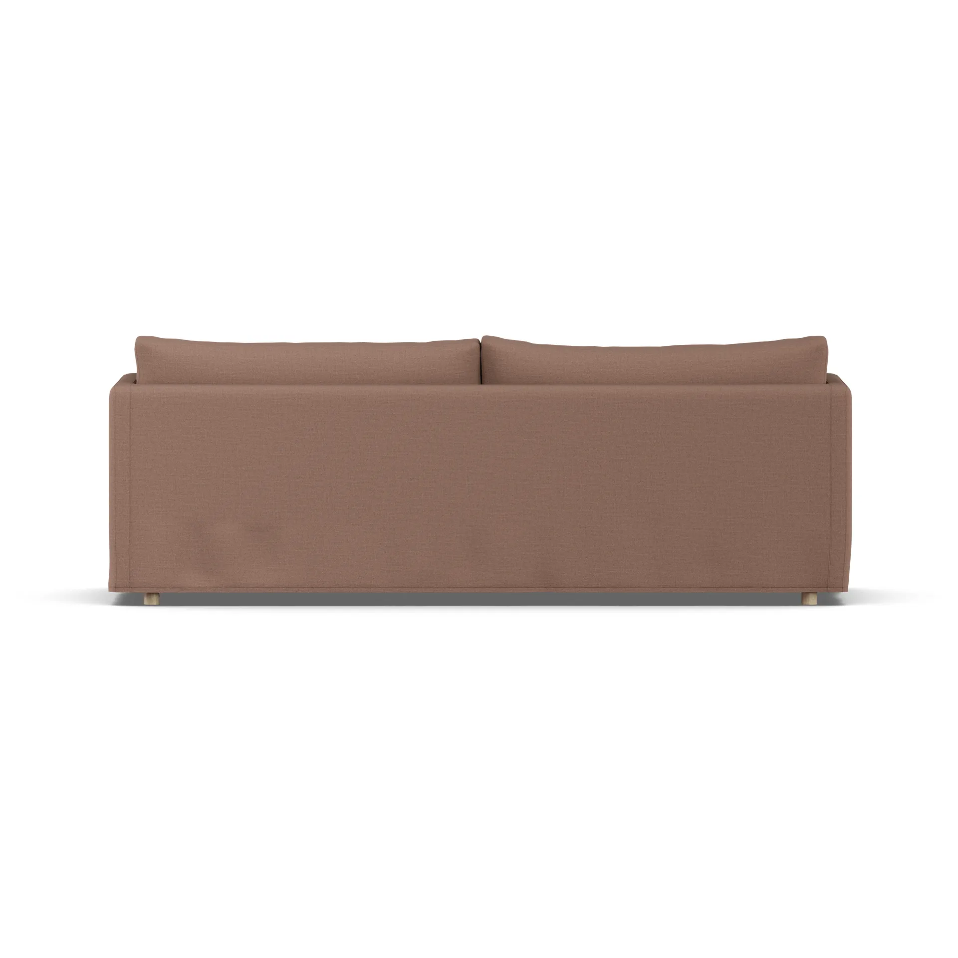 Linnevik Sofa, Same Rust 6675-Eiche weiß geölt, 4-sitzig, mit Volant 1898