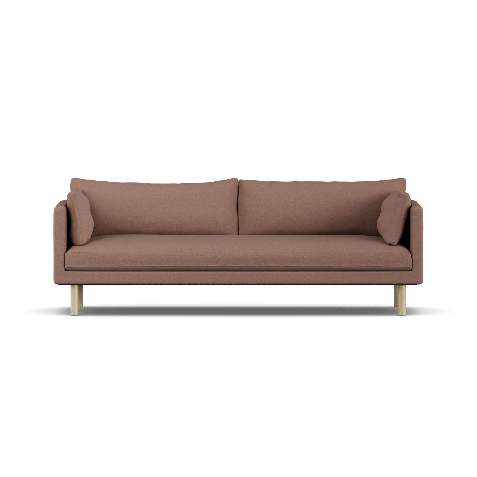 Linnevik Sofa, Same Rust 6675-Eiche weiß geölt, 4-sitzig, ohne Volant 1898