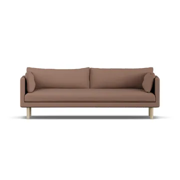 Linnevik Sofa - Same Rust 6675-Eiche weiß geölt, 4-sitzig, ohne Volant - 1898