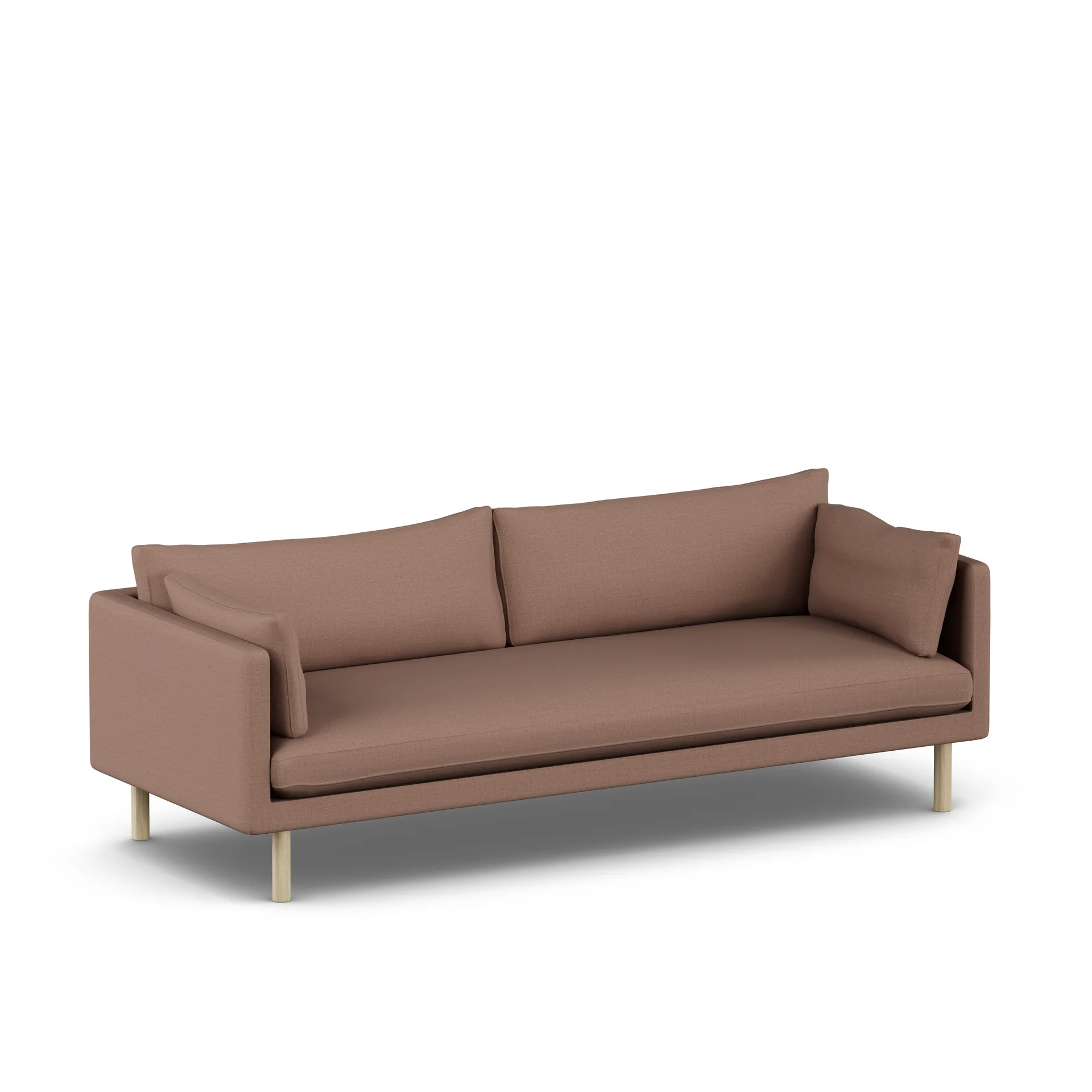 Linnevik Sofa, Same Rust 6675-Eiche weiß geölt, 4-sitzig 1898