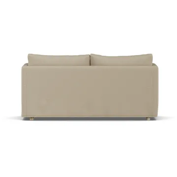 Linnevik Sofa - Same Sand 6672-Eiche weiß geölt, 2-sitzig, mit Volant - 1898
