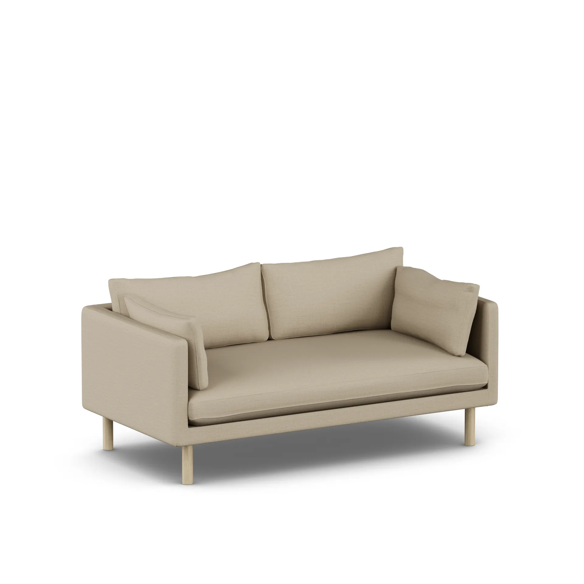 Linnevik Sofa, Same Sand 6672-Eiche weiß geölt, 2-sitzig 1898