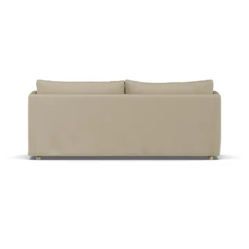 Linnevik Sofa - Same Sand 6672-Eiche weiß geölt, 3-sitzig, mit Volant - 1898