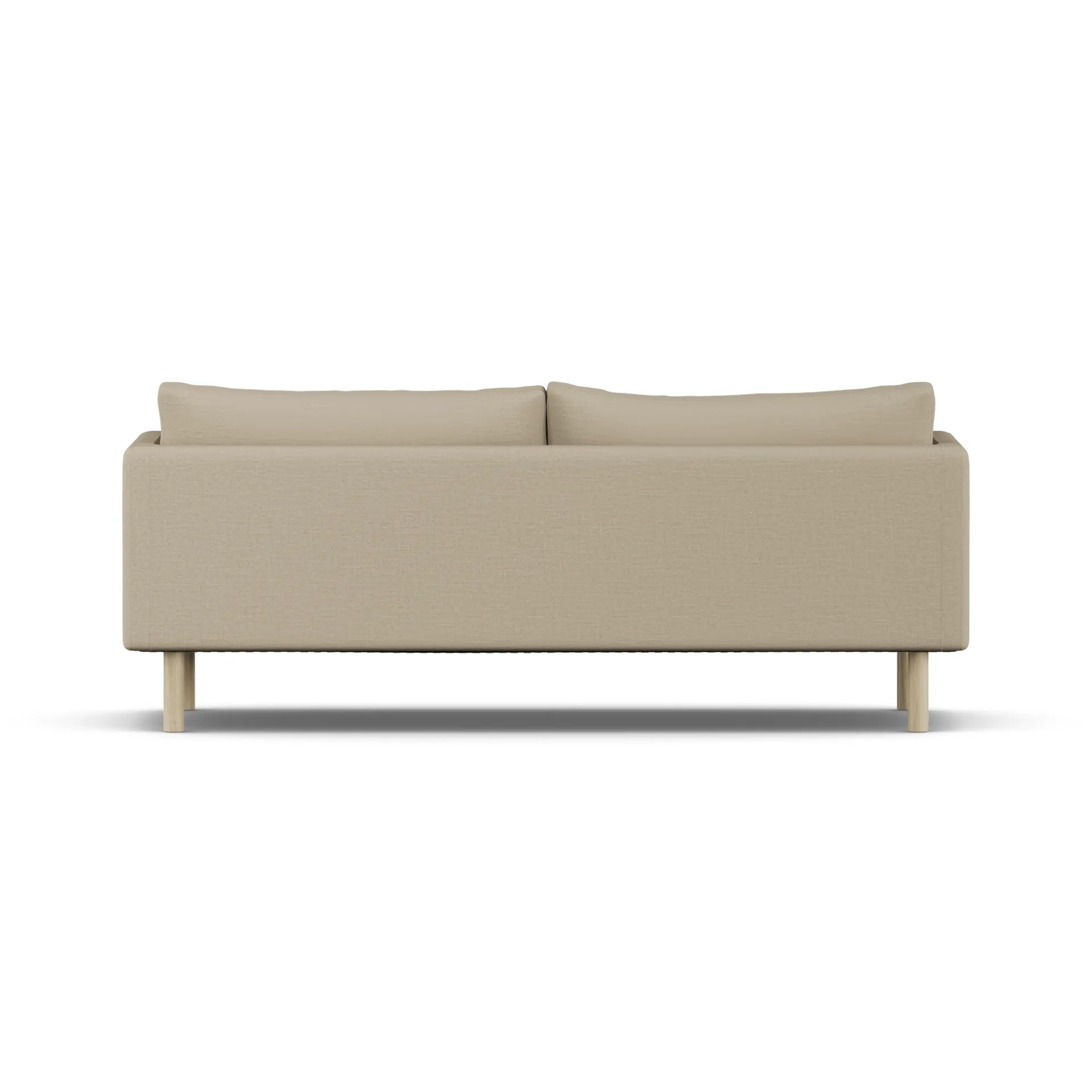 Linnevik Sofa, Same Sand 6672-Eiche weiß geölt, 3-sitzig, ohne Volant 1898