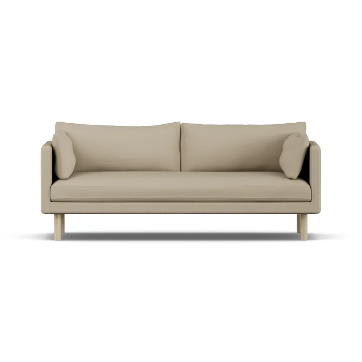 Linnevik Sofa - Same Sand 6672-Eiche weiß geölt, 3-sitzig - 1898