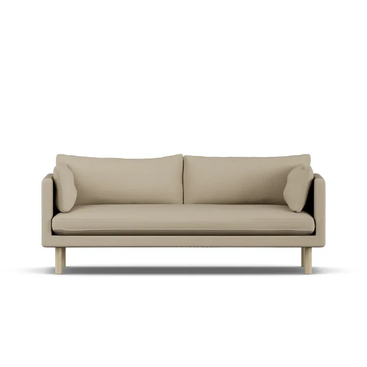 Linnevik Sofa - Same Sand 6672-Eiche weiß geölt, 3-sitzig - 1898
