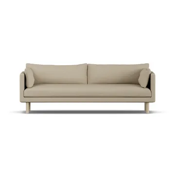 Linnevik Sofa - Same Sand 6672-Eiche weiß geölt, 4-sitzig, ohne Volant - 1898