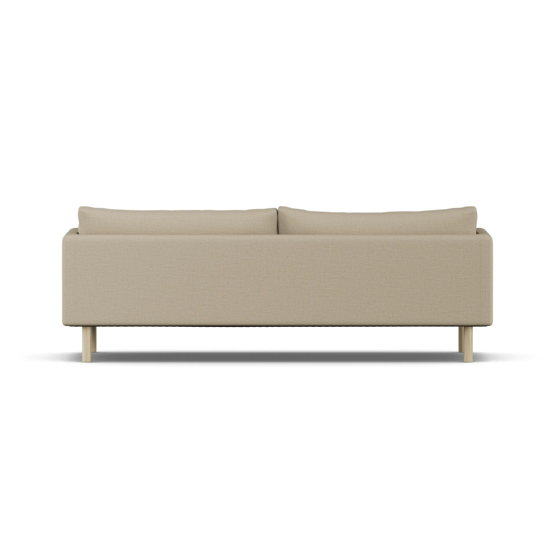 Linnevik Sofa, Same Sand 6672-Eiche weiß geölt, 4-sitzig, ohne Volant 1898