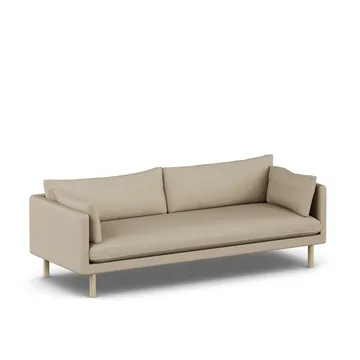Linnevik Sofa - Same Sand 6672-Eiche weiß geölt, 4-sitzig - 1898