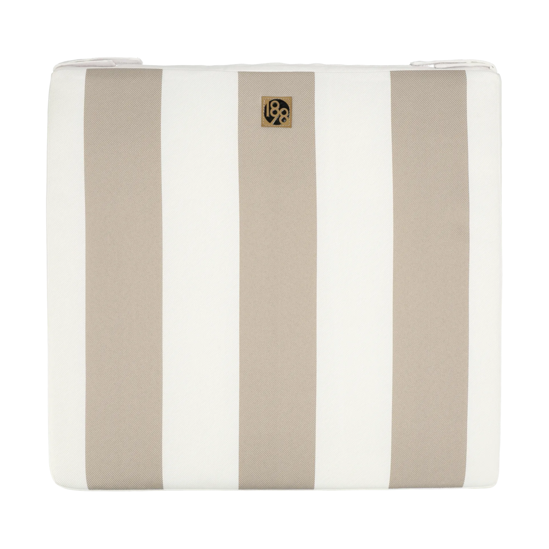 Lunda Kissen 42x45 cm, Taupe striped 1898