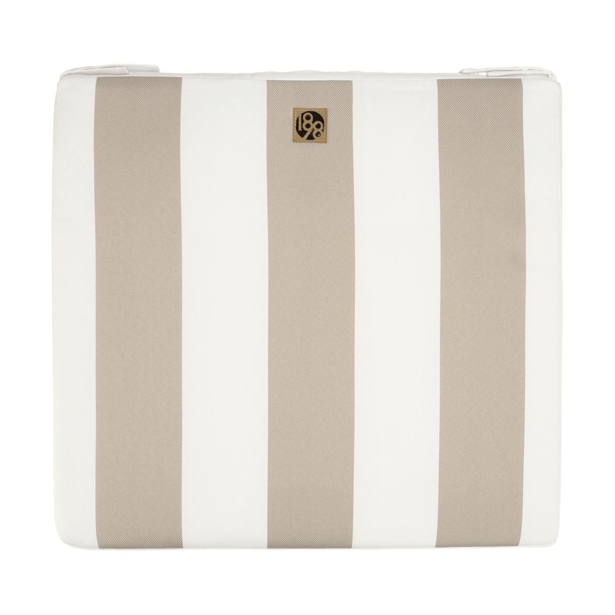 1898 Lunda Kissen 42x45 cm Taupe striped