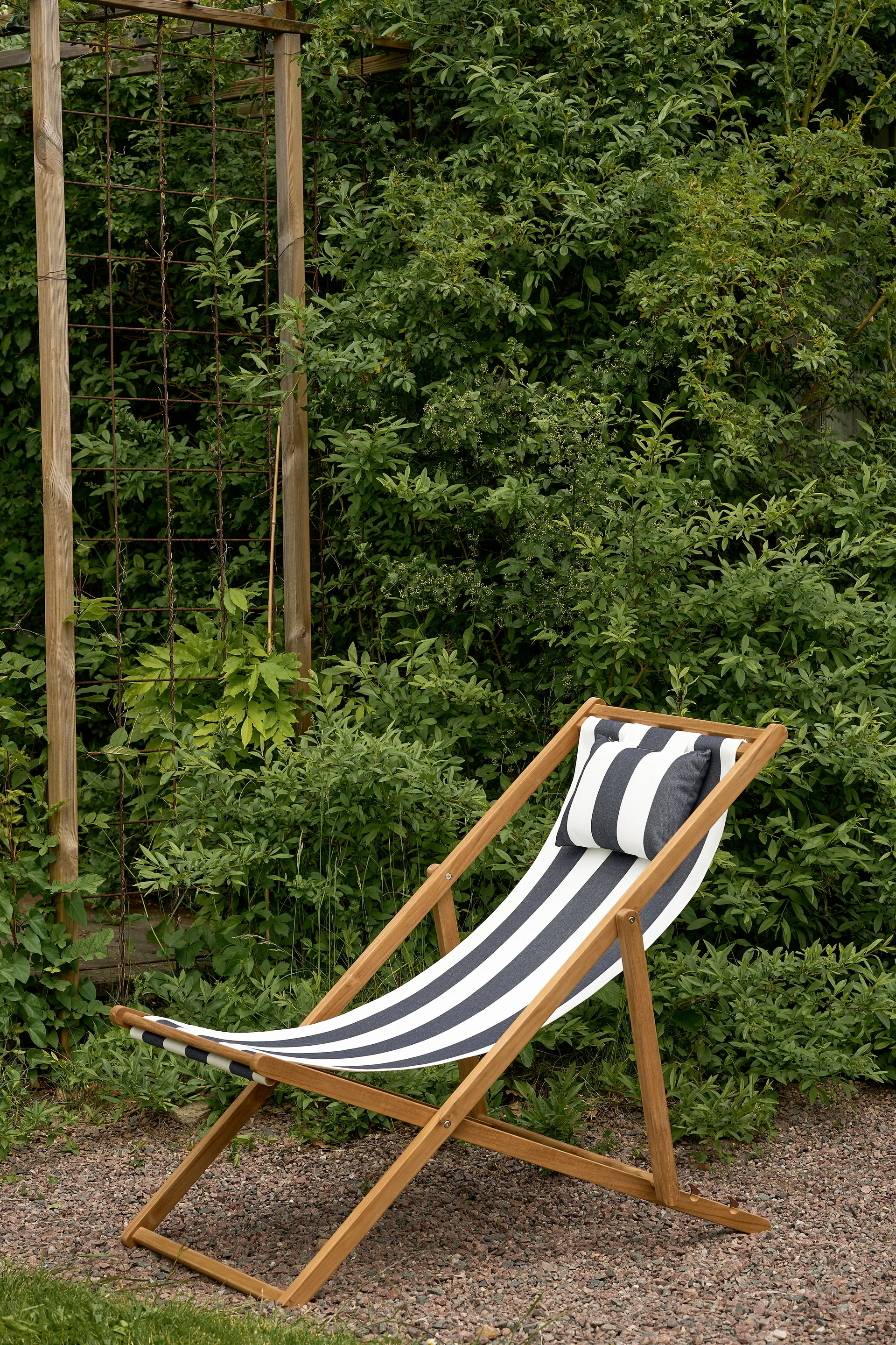 Lyckesand Sonnenliege, Teak-blue 1898