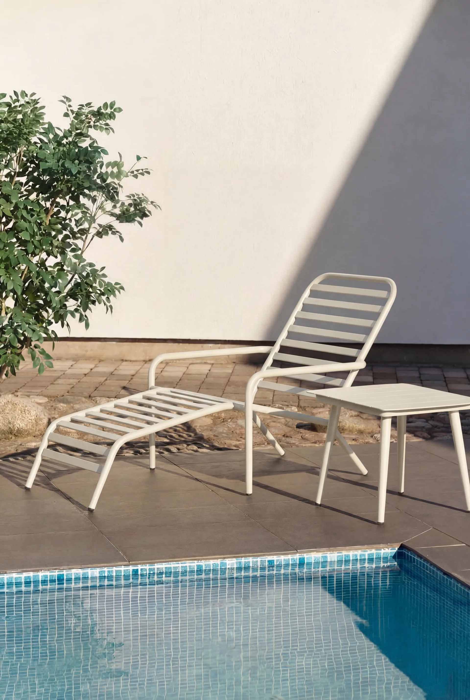 Marsala Beistelltisch, Off white, 55x50 cm 1898