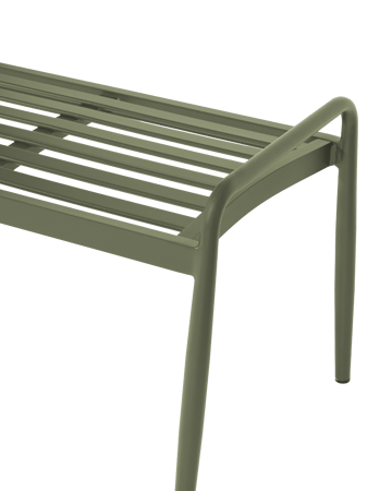 Messina Bank 51x124 cm - Moss green - 1898