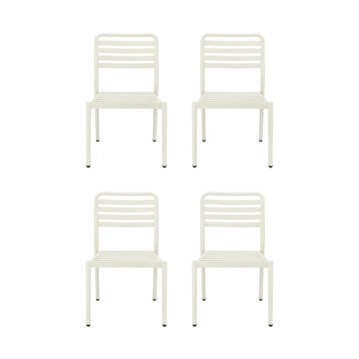 Messina Stuhl, Off white, 4er-Pack - 1898