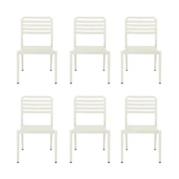 Messina Stuhl, Off white, 6er-Pack - 1898