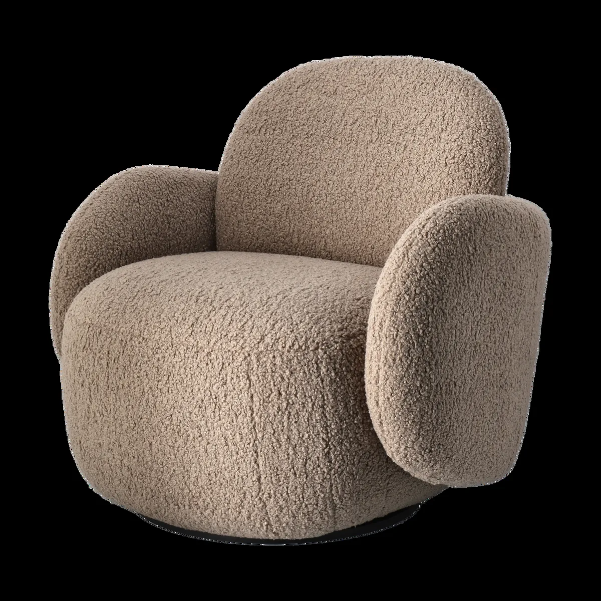 1898 Mo Sessel mit Drehfunktion Glore brown