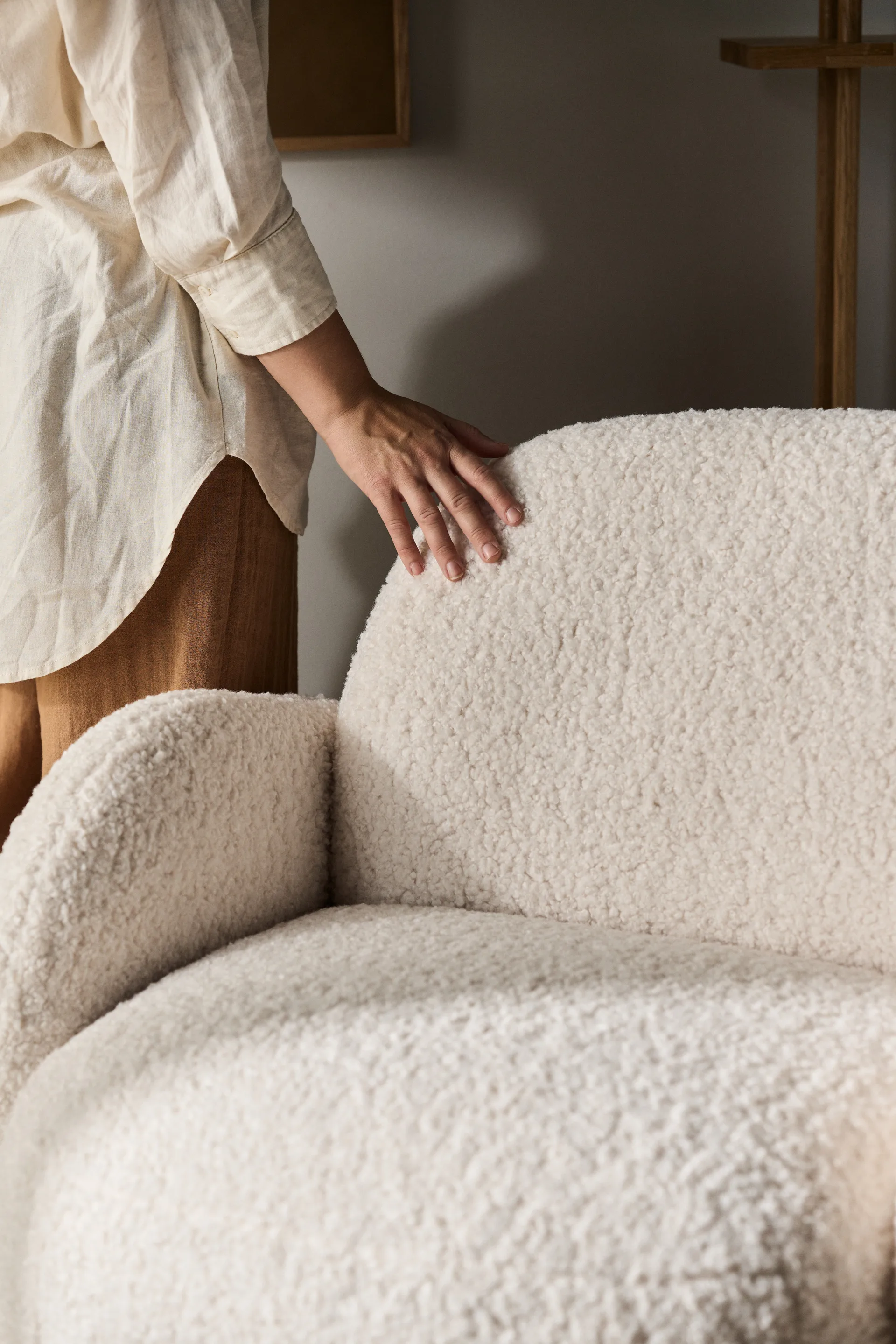 Mo Sessel mit Drehfunktion, Glore white 1898