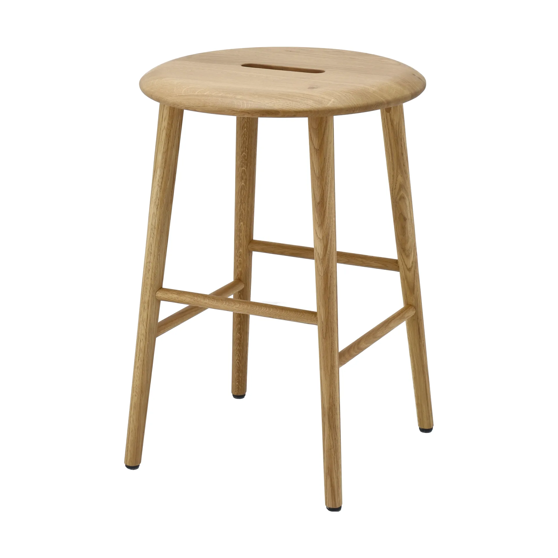 Norrabo Hocker 45 cm, Natur lackierte Eiche 1898