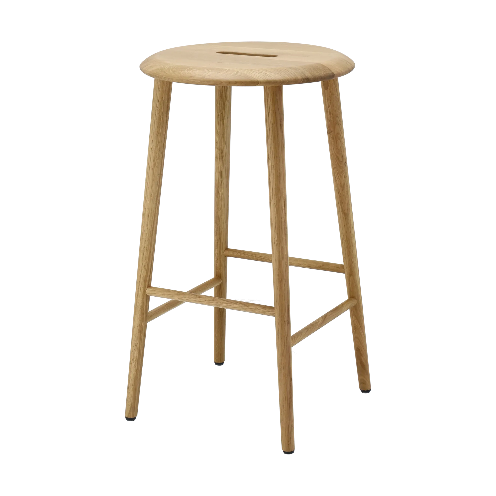 Norrabo Hocker 65 cm, Natur lackierte Eiche 1898