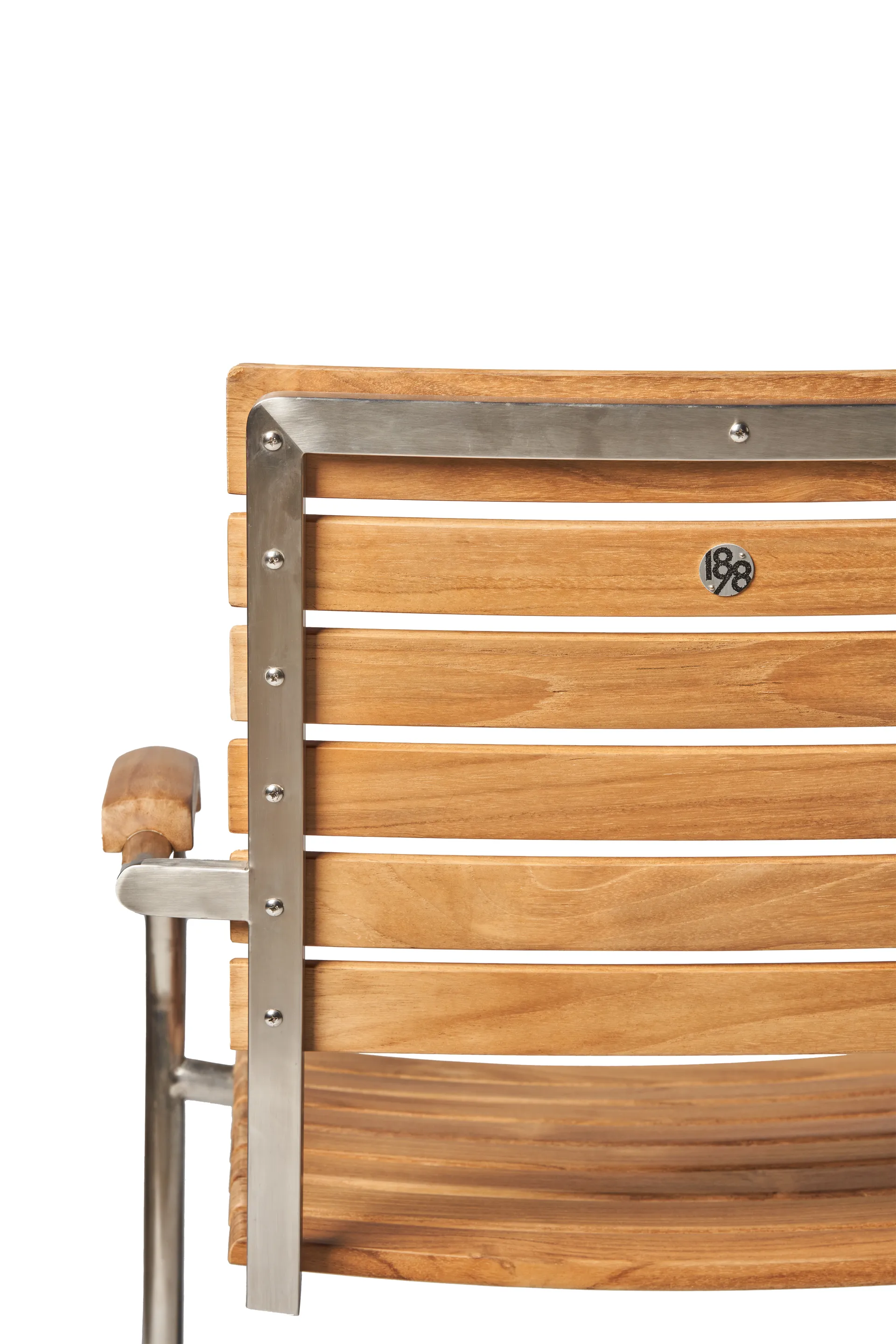 Rörvik Stuhl, Teak-Edelstahl 1898