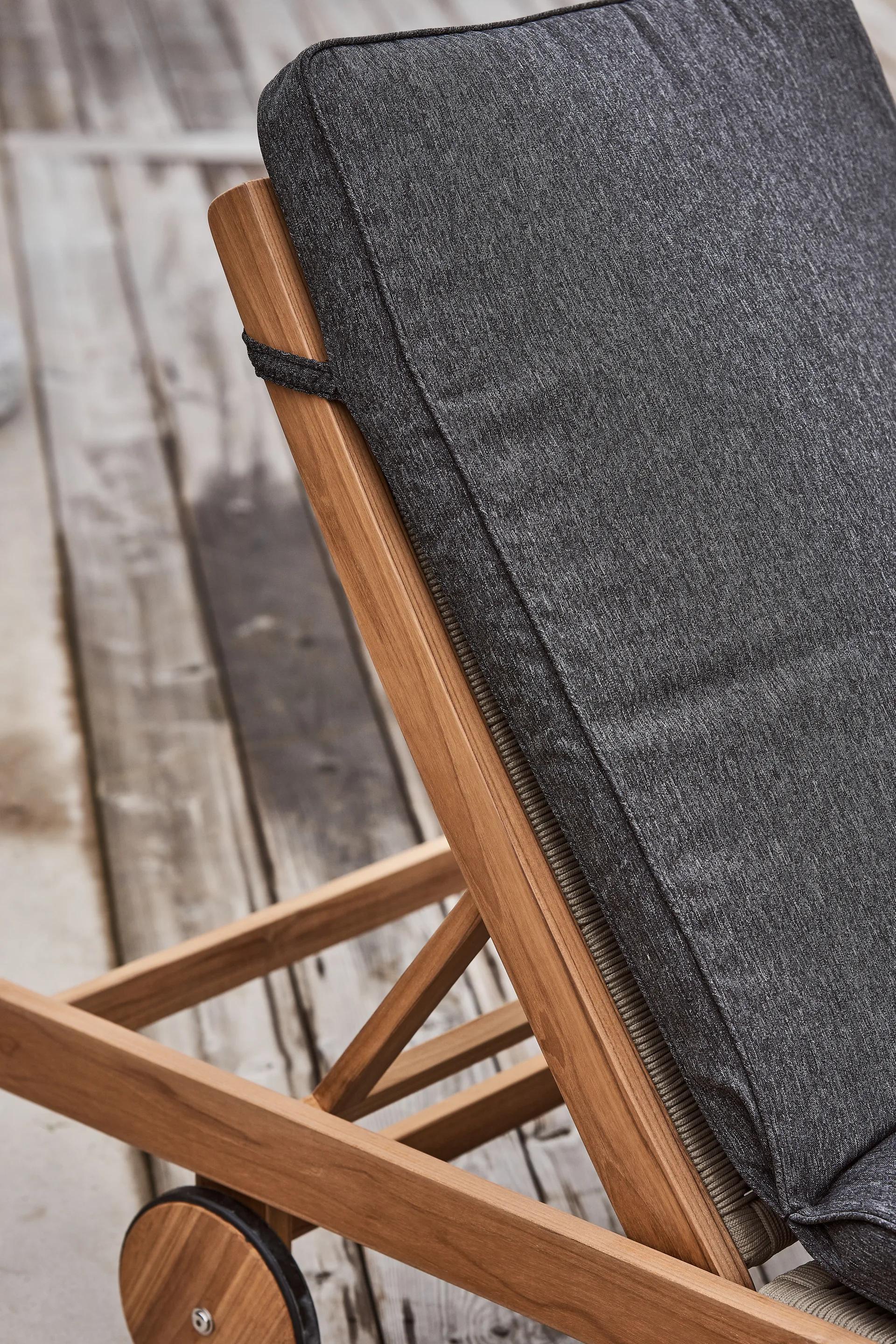 Sandvik Sonnenbettkissen, Dunkelgrau 1898