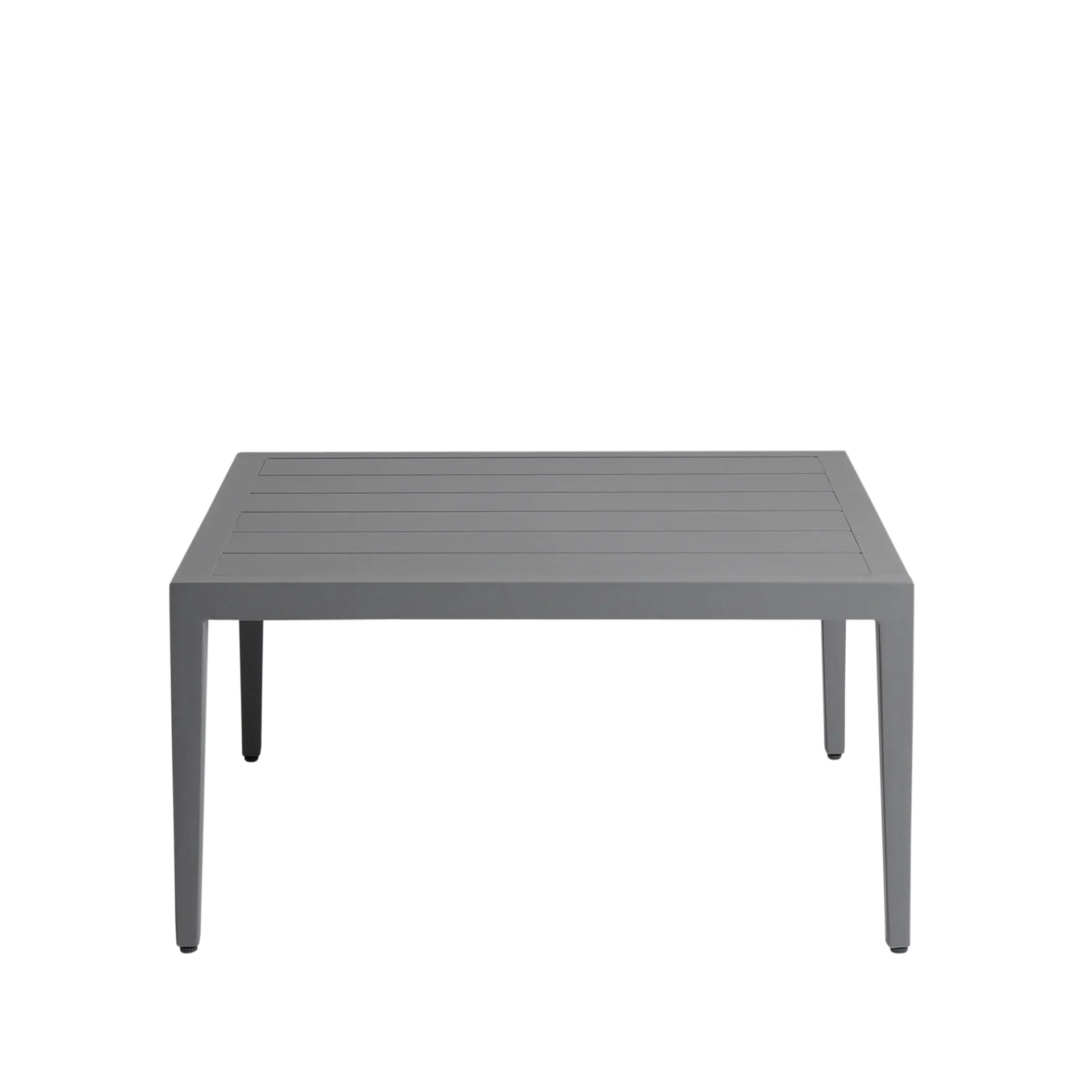 Santander Beistelltisch 78 x 78 x 40cm, Grau Aluminium 1898