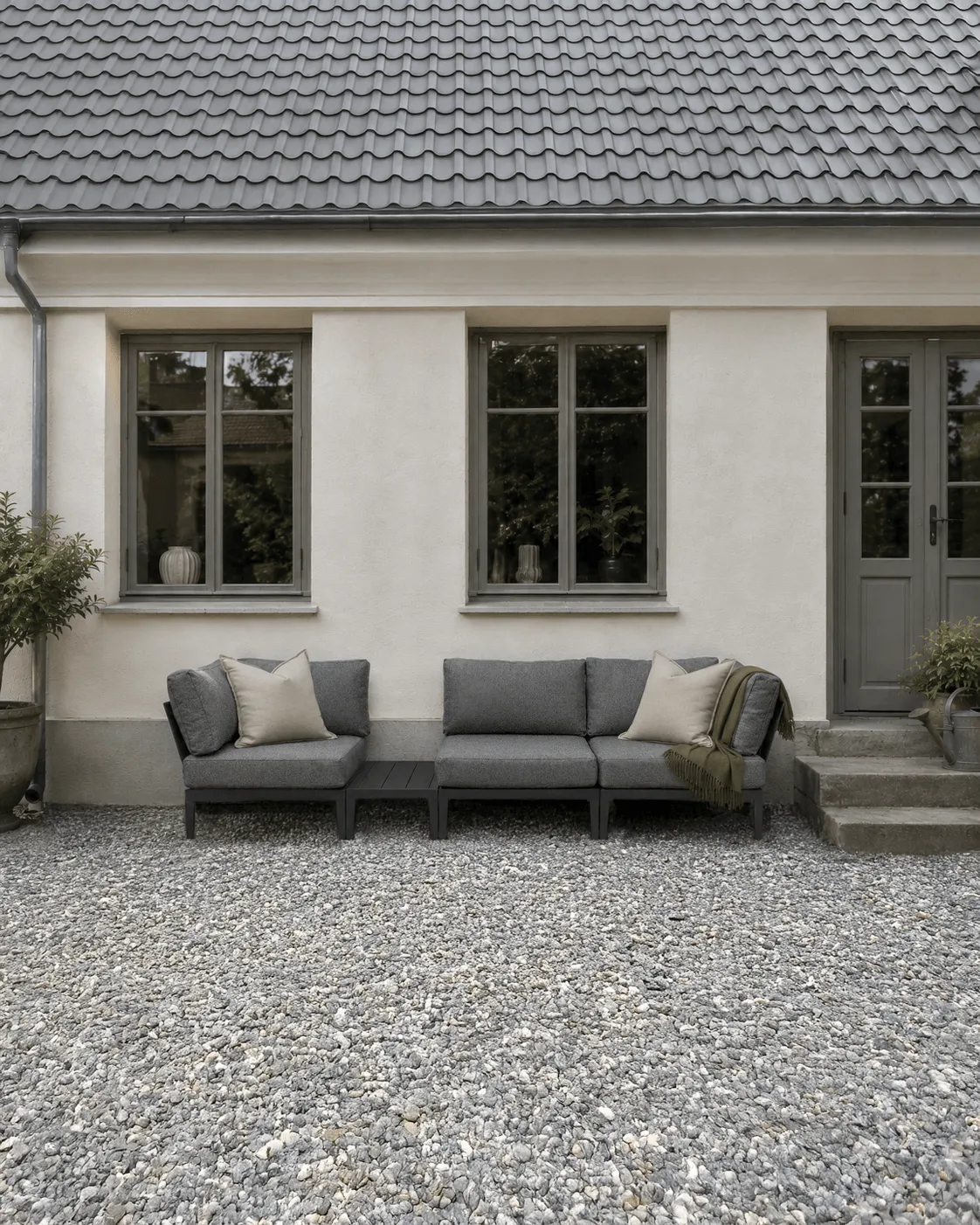 Santander Modulsofa Eckmodul, Grau 1898