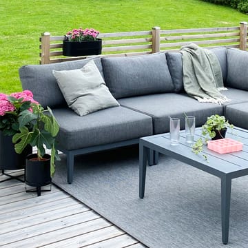 Santander Modulsofa - Grau Fußhocker - 1898