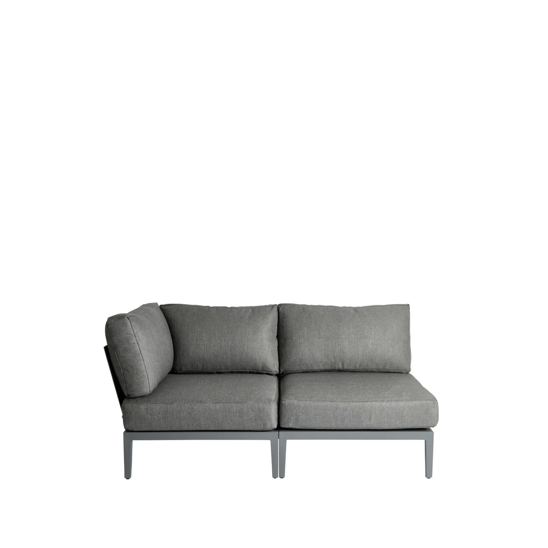 Santander Modulsofa Mittelmodul, Grau 1898
