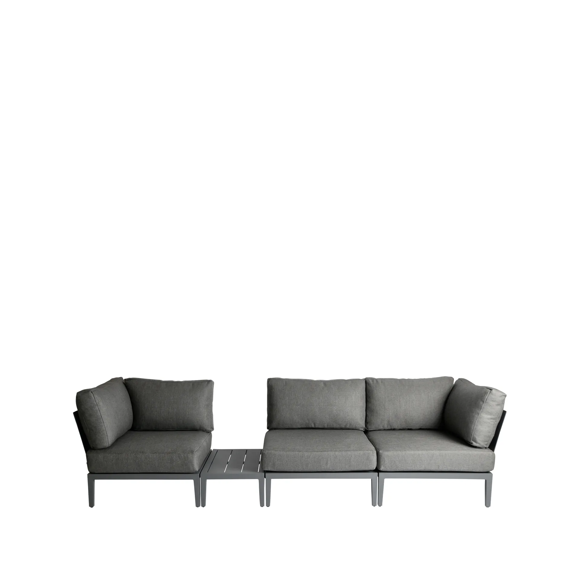 Santander Modulsofa Mittelmodul, Grau 1898