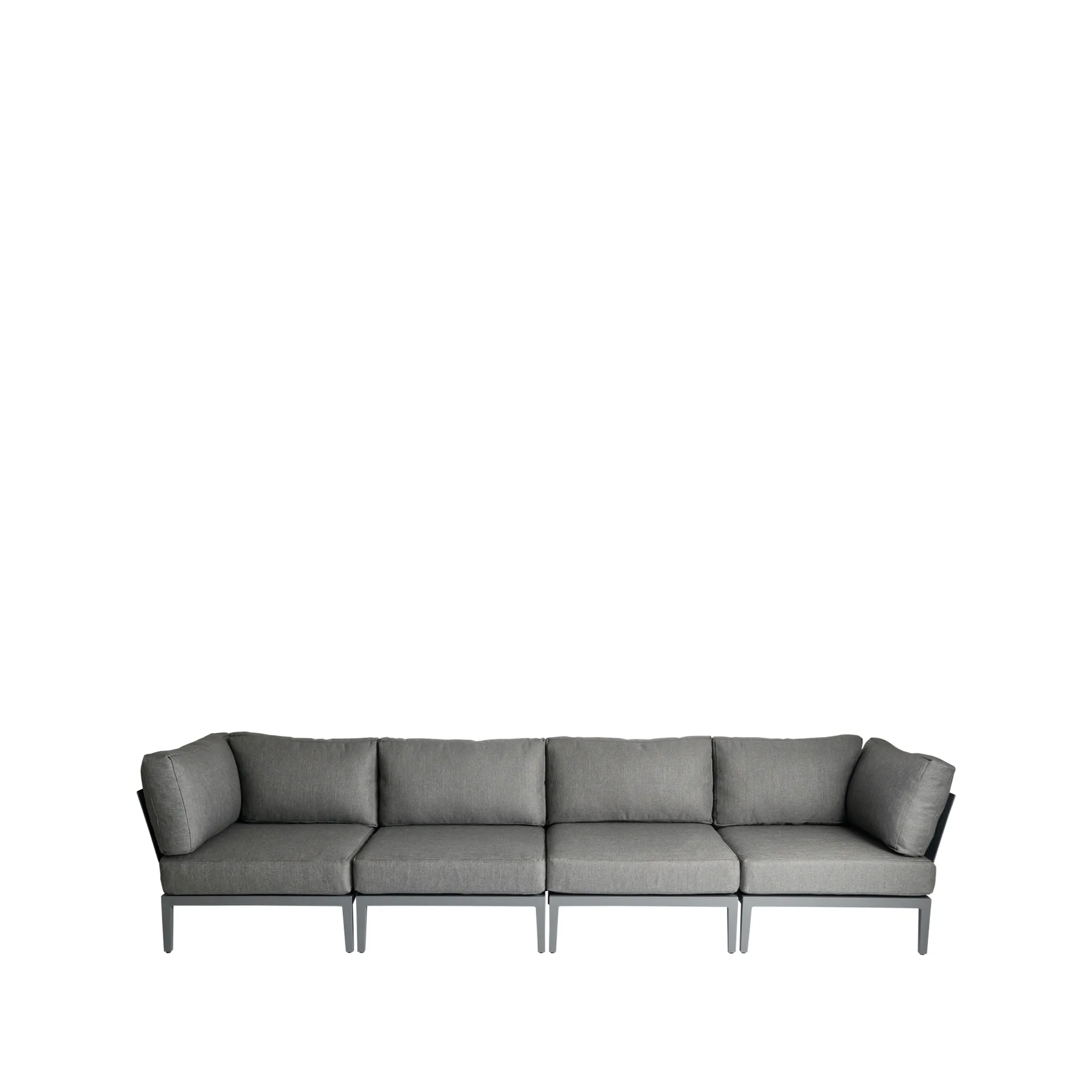 Santander Modulsofa Mittelmodul, Grau 1898