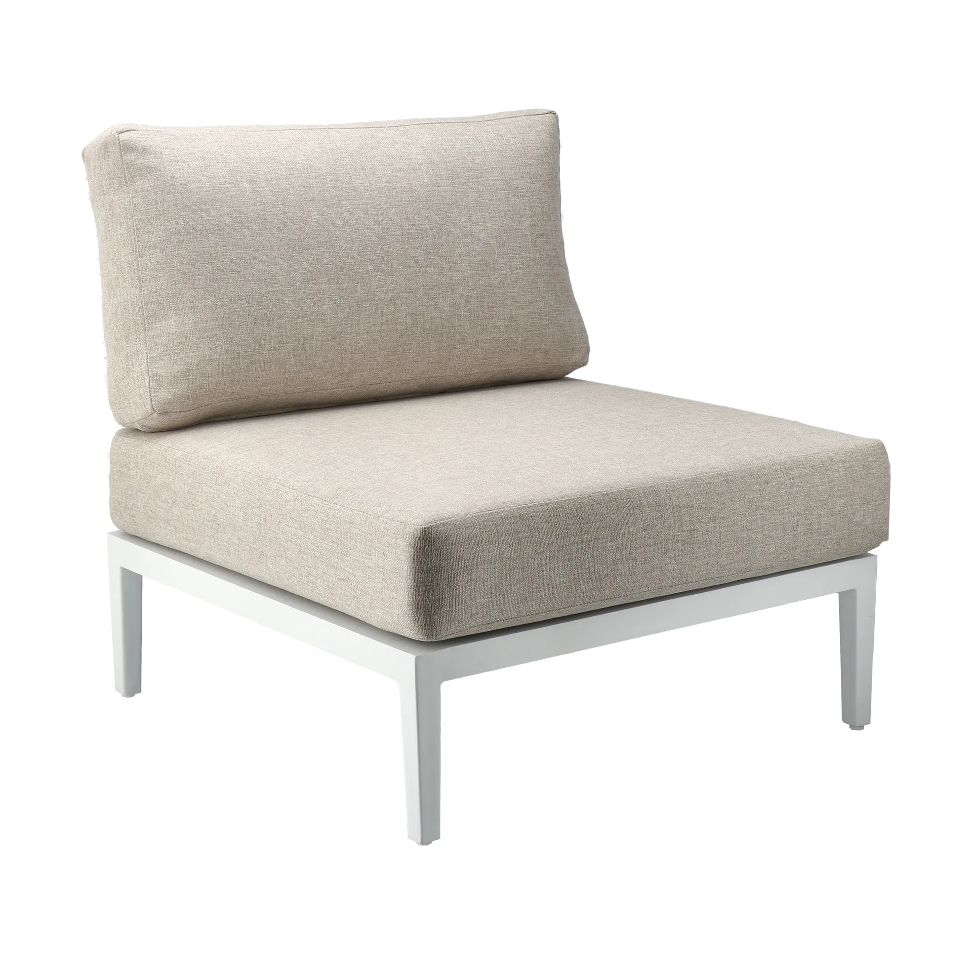 Santander Modulsofa Mittelmodul, Weiß-beige 1898