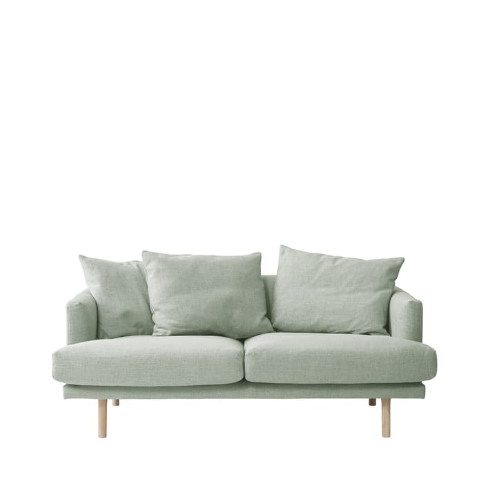 Sjövik 2,5-Sitzer Sofa - Bern 0345 green, Beine aus weiß geöltem Eichenholz - 1898