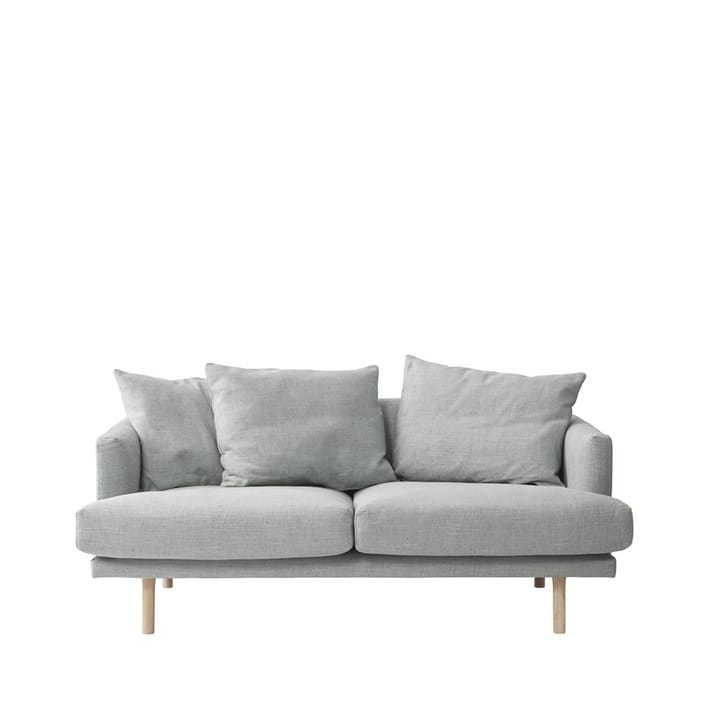 Sjövik 2,5-Sitzer Sofa - Bern 0348 grey, Eichenholzbeine weiß geölt - 1898