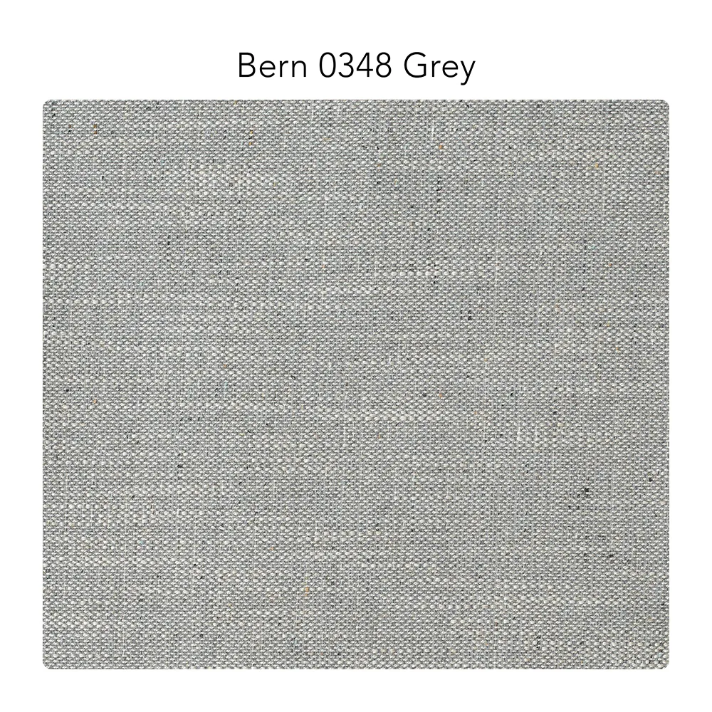 Sjövik 2,5-Sitzer Sofa, Bern 0348 grey, Eichenholzbeine weiß geölt 1898