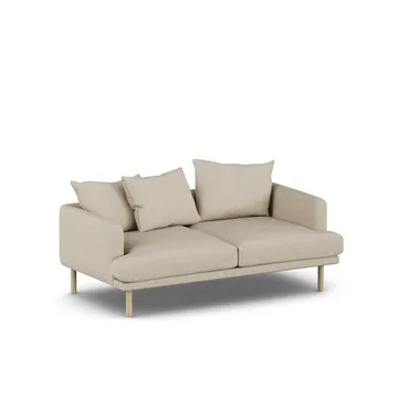 Sjövik Sofa - Bern Beige 0341-Eiche weiß geölt, 2,5-sitzig - 1898