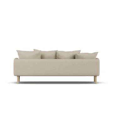 Sjövik Sofa - Bern Beige 0341-Eiche weiß geölt, 3-sitzig - 1898