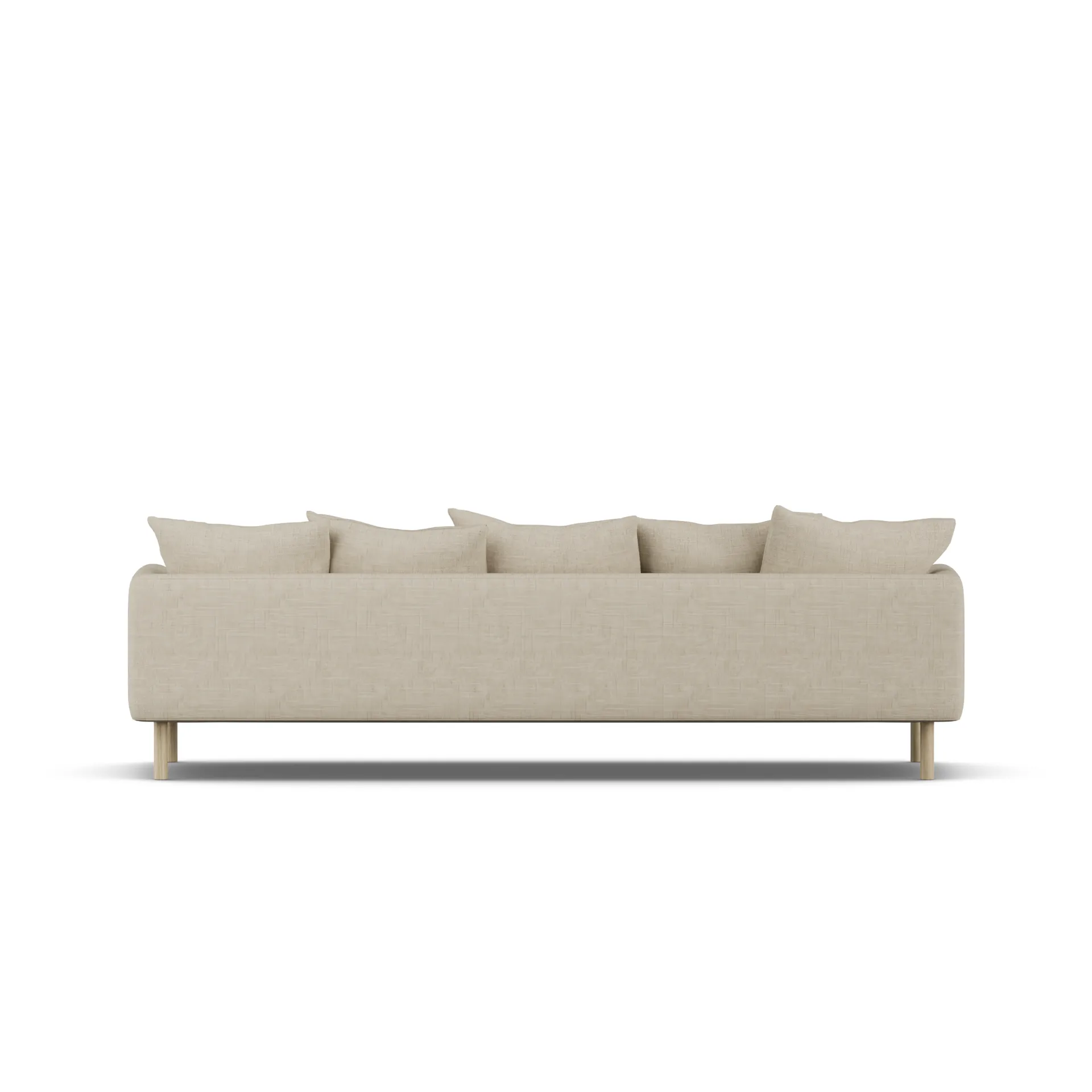 Sjövik Sofa, Bern Beige 0341-Eiche weiß geölt, 3,5-sitzig 1898