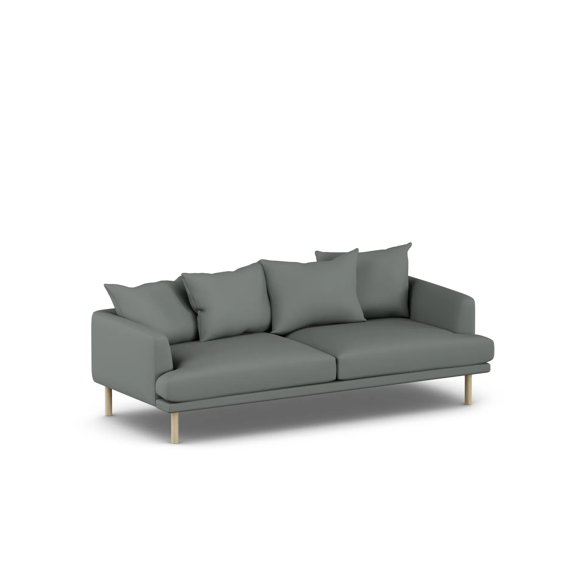 Sjövik Sofa, Caleido Grey 1240-Eiche weiß geölt, 3-sitzig 1898