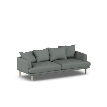 Sjövik Sofa - Caleido Grey 1240-Eiche weiß geölt, 3-sitzig - 1898