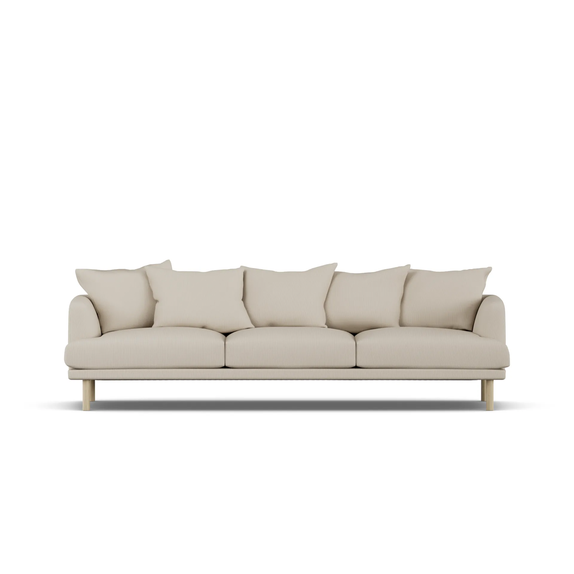 Sjövik Sofa, Jump Beige 1956-Eiche weiß geölt, 3,5-sitzig 1898