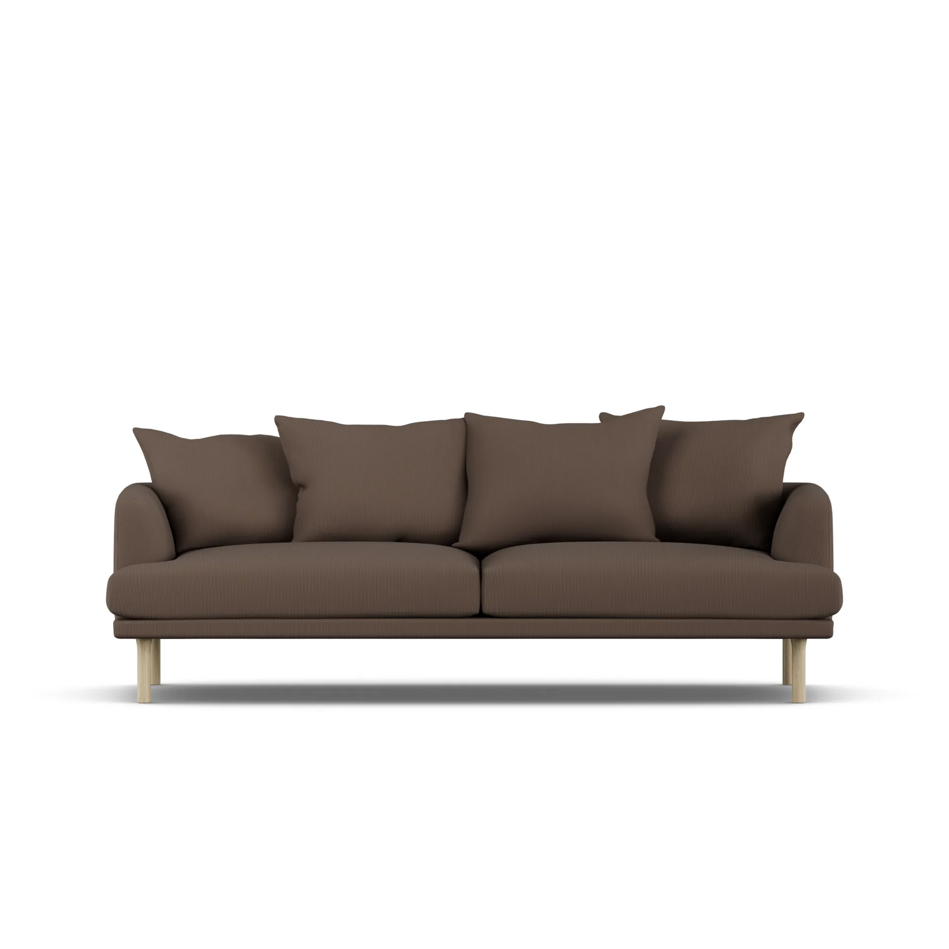 Sjövik Sofa, Jump Brown 1955-Eiche weiß geölt, 3-sitzig 1898