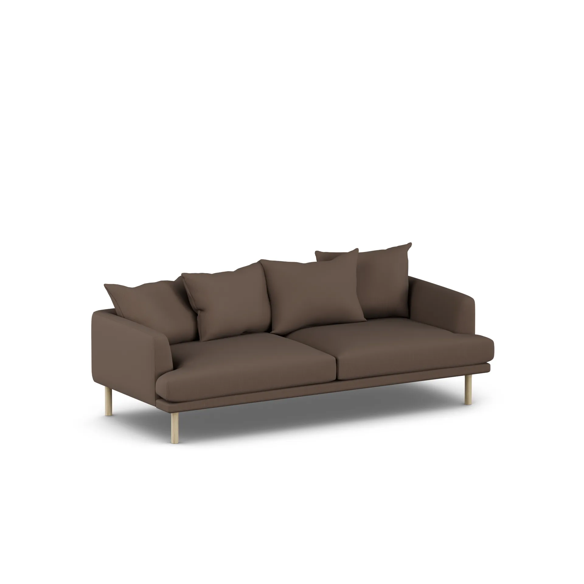 Sjövik Sofa, Jump Brown 1955-Eiche weiß geölt, 3-sitzig 1898