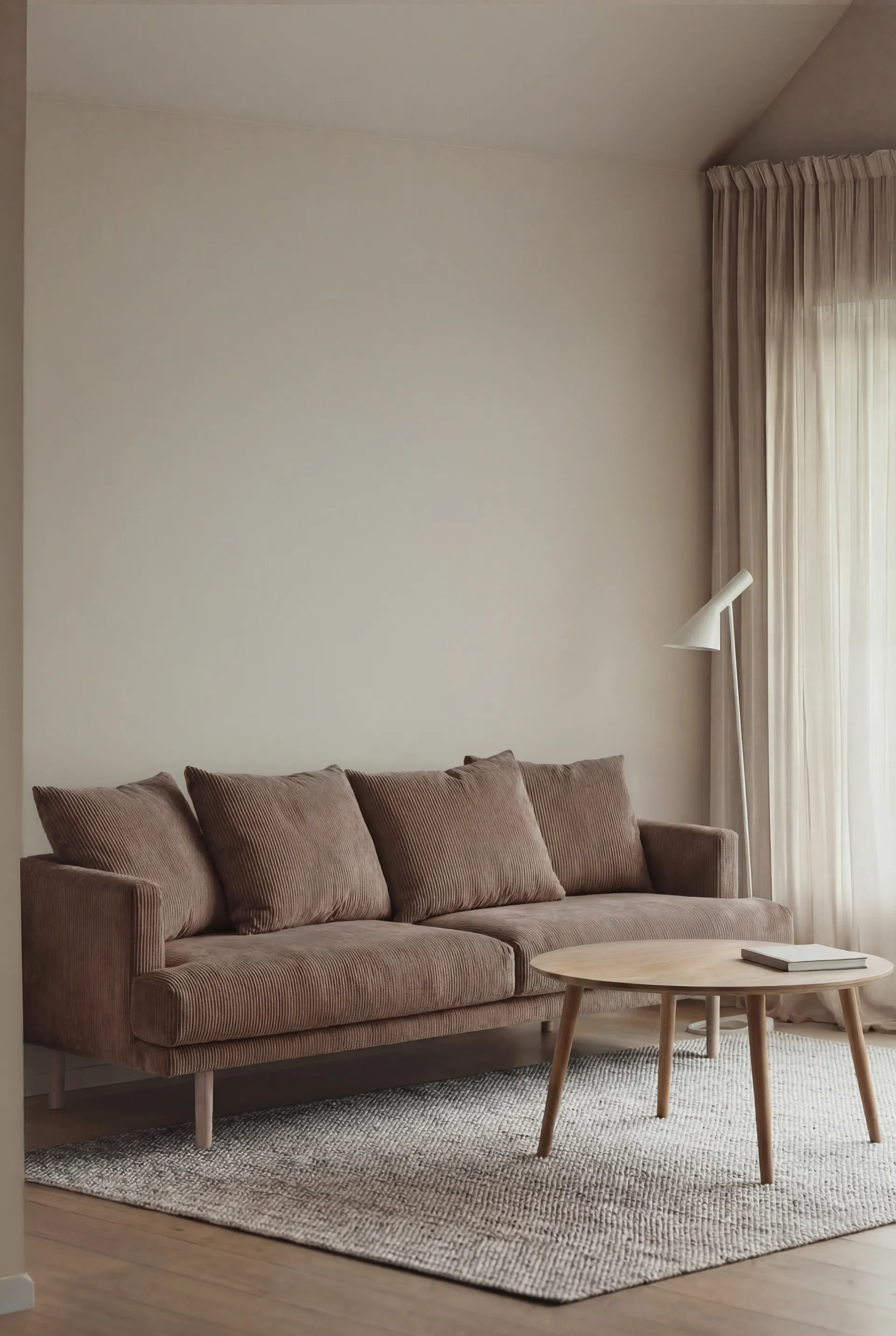 Sjövik Sofa, Jump Brown 1955-Eiche weiß geölt, 3-sitzig 1898