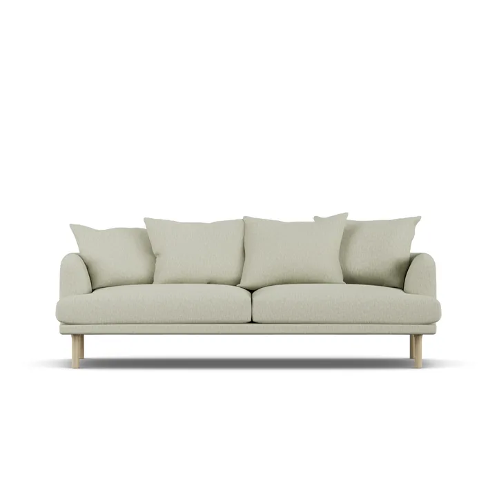 Sjövik Sofa - Luiza Beige 3981-Eiche weiß geölt, 3-sitzig - 1898