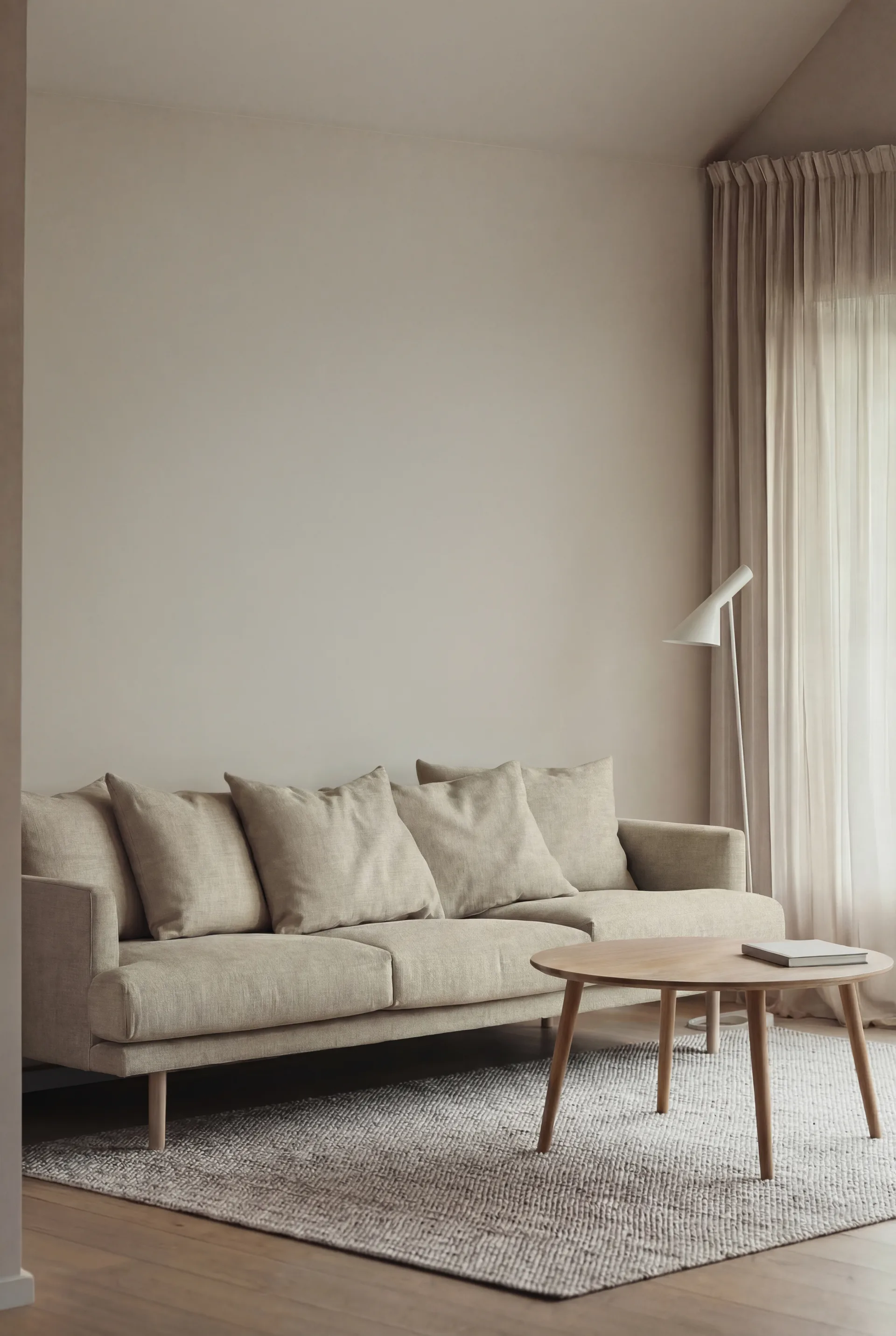 Sjövik Sofa, Luiza Beige 3981-Eiche weiß geölt, 3,5-sitzig 1898